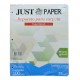 HOJAS PARA CARPETA 75 G CUADRO CHICO JUST PAPER
