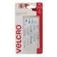 Tiras Sujetadoras Velcro 8.8X1.9Cm 2 Juegos Color Blanco