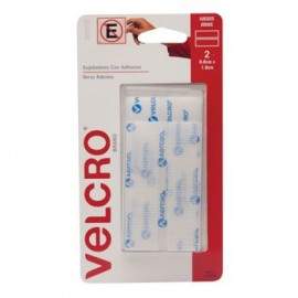 Tiras Sujetadoras Velcro 8.8X1.9Cm 2 Juegos Color Blanco