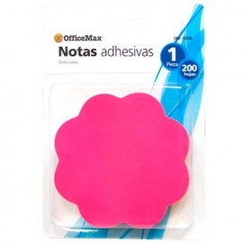 NOTAS ADHESIVAS FLOR 20 0 HJ OFFICEMAX