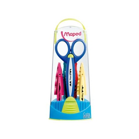 Tijera Maped Corte Creativo Con 5 Puntas Diferentes
