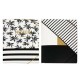 Folder Vertical con Diseño Blanco y Negro