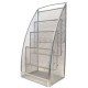 Portarrevistas Officemax Mesh Plata