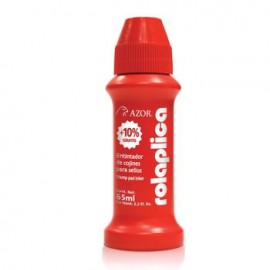 Tinta para Sellos Azor Rolaplica 60 ml Rojo