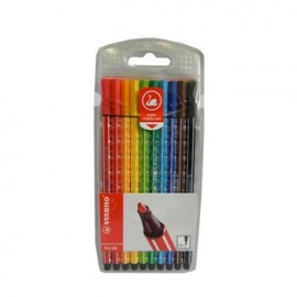 Plumin Pen 68 Stabilo 10 Piezas