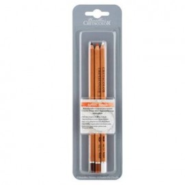 Blister C3 Lapices De Carbon Graso "Nero" Ext Blando, Blando