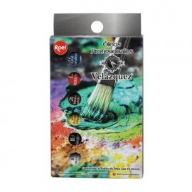 Blister Colores Al Oleo Con 6 Tubos Profesionales Velazquez.