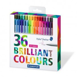 Rotuladores Staedtler Punto Fino36 Piezas