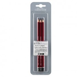 SET CLEOS FINE ART CON 3 LAPICES DE GRAFITO. 3B, 6B, 9B.