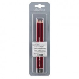 SET CLEOS FINE ART CON 3 LAPICES DE GRAFITO. HB, 2B, 4B.