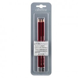 SET CLEOS FINE ART CON 3 LAPICES DE GRAFITO. HB, 2H, 4H.