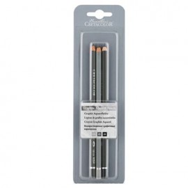 SET DE LAPICES GRAFITO ACUARELABLE.HB, 4B, 8B