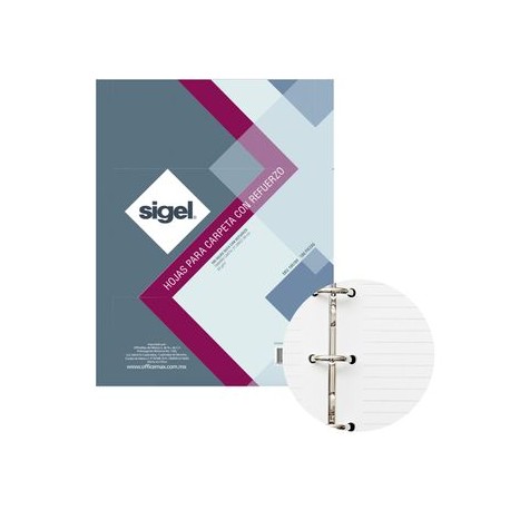 Hojas para carpeta Raya