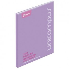 Hojas para carpeta profesional Unicampus 10 0 hojas raya