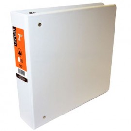 CARPETA CON VENTANA ARILLO EN O 2" BLANCA LEFORT