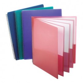 FOLDER ORGANIZADOR DE POLIPROPILENO CON 8 DIV COLORES CTA