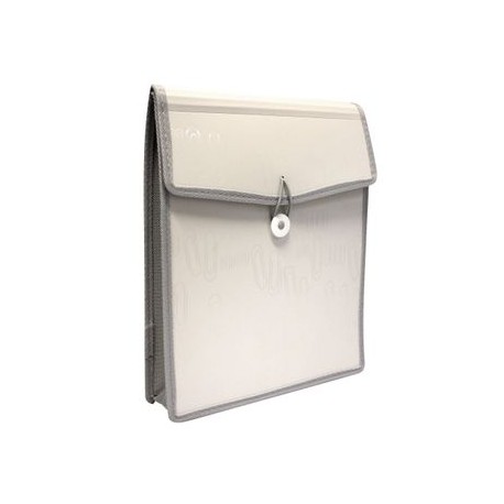 Portadocumentos Vertical Blanco Carta Con Liga Iclip