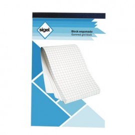 Block Esquela Engomado Cuadro Chico 80 Hojas 68G/M2