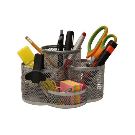 Organizador Giratorio Officemax Mesh Plata