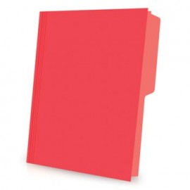 Folder Rojo Carta Pendaflex 50 Pz Doble Tonalidad