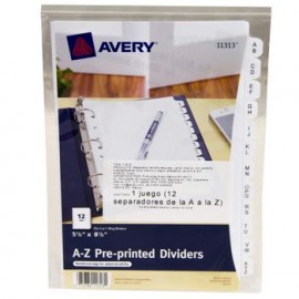 Separador PrediseAdo Alfabetico Esquela 1 Juego