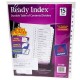 Separador 15 Pestañas Blancas Ready Index Avery