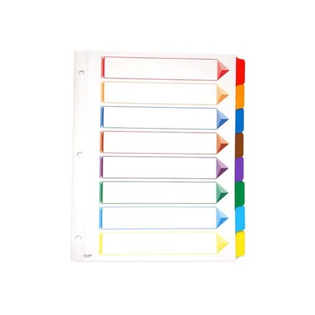 Separador Omni-Dex 8 Pestañas Multicolor