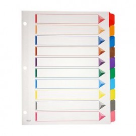 Separador Omni-Dex 10 Pestañas Multicolor