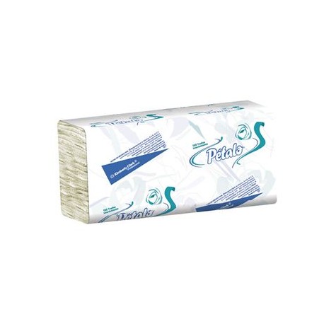 TOALLA INTERDOBLADA PETALO 5PAQUETES con 150HJ con U