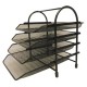 Charola Mesh 4 Niveles Negro 350 x295x350 mm
