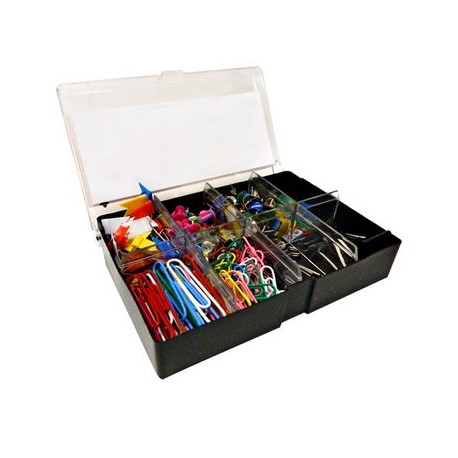 Caja de Accesorios (Pin/Clips,Chinches, Sujetadocumentos)