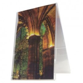 Portaletrero De Acrílico Doble Vertical 4X6 Pulgadas Omx