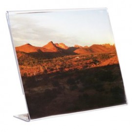 Portaletrero De Acrílico Horizontal 5X7 Pulgadas OMX